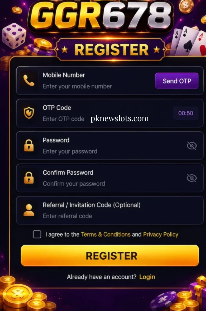 GGR678 Game Download Latest Earning Platform For Free